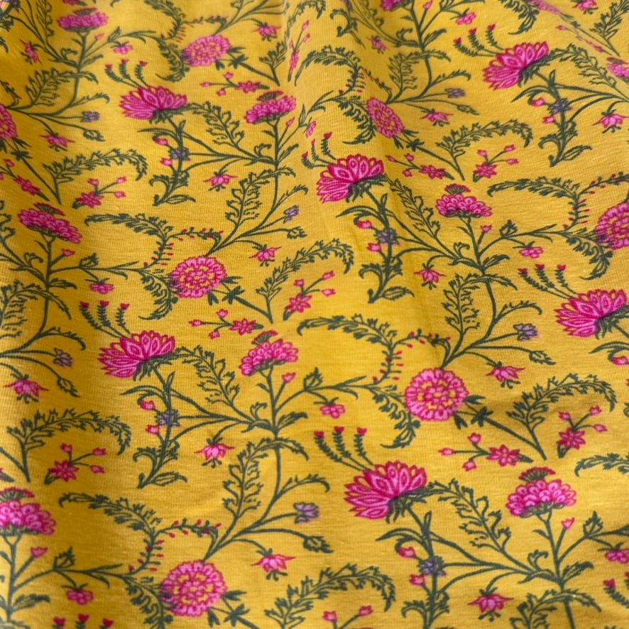 Toddler Organic Cotton Summer Dress | 18M, 2T, 3T | Basanti Sunshine Yellow