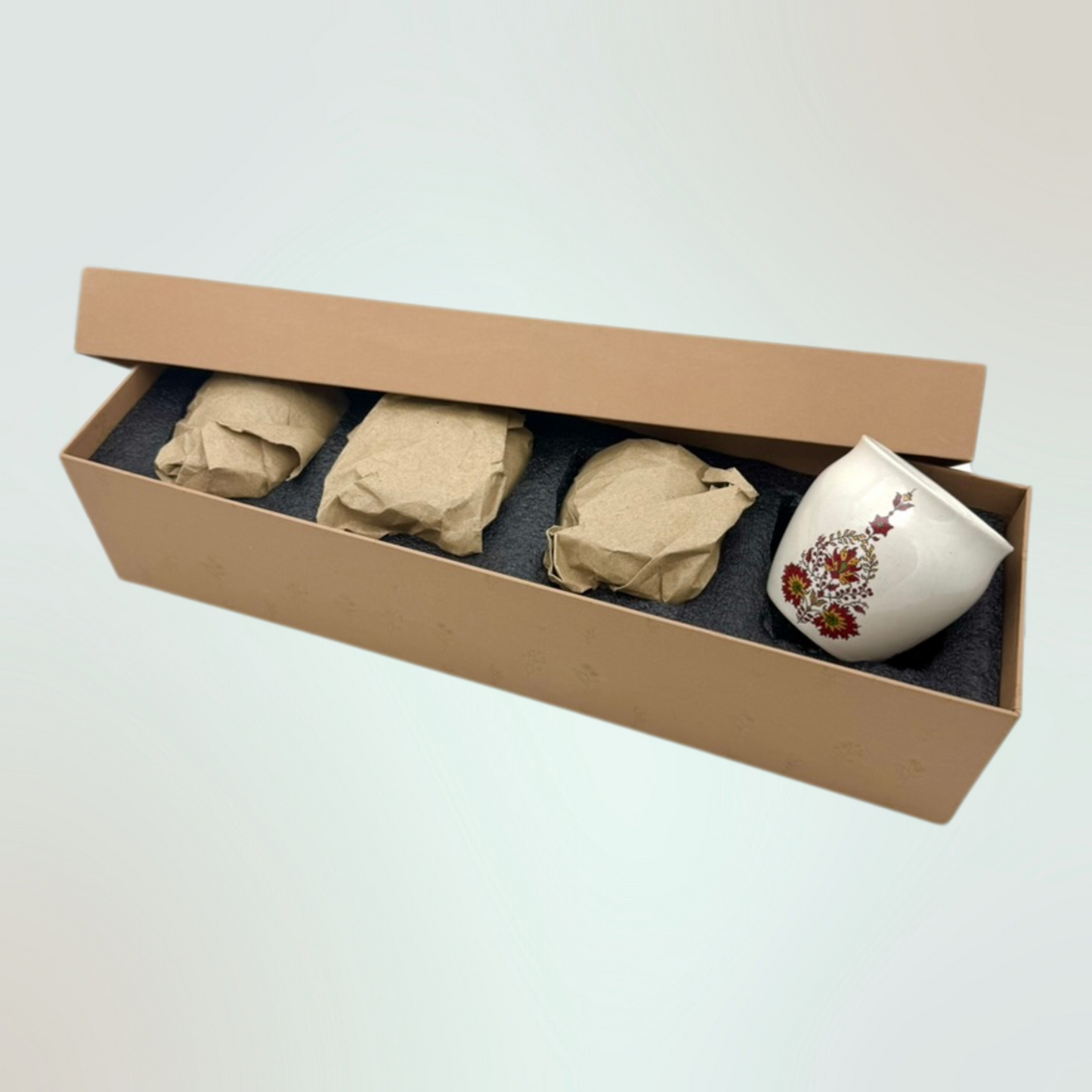 Handcrafted Chai Mug Gift Box | 2 or 4 Ceramic Kulhad Cups for Hot & Cold